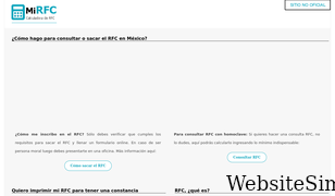 mi-rfc.com.mx Screenshot