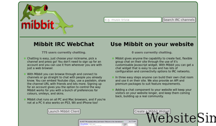 mibbit.com Screenshot