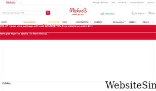 michaels.com Screenshot