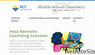 middleschoolchemistry.com Screenshot