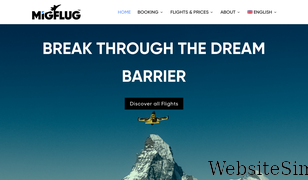 migflug.com Screenshot