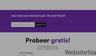 mijndomein.nl Screenshot