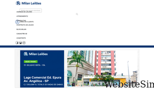 milanleiloes.com.br Screenshot