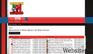 milanworld.net Screenshot