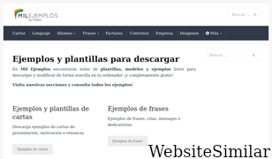 milejemplos.com Screenshot