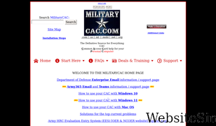 militarycac.com Screenshot