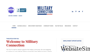 militaryconnection.com Screenshot