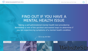 mind-diagnostics.org Screenshot