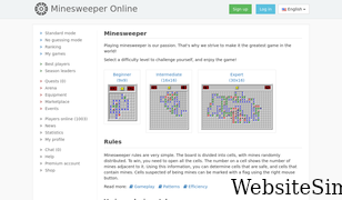 minesweeper.online Screenshot