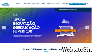 minhabiblioteca.com.br Screenshot