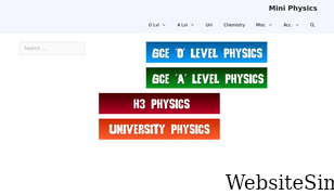 miniphysics.com Screenshot