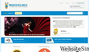 minoxidilmax.com Screenshot