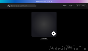 mintsongs.com Screenshot