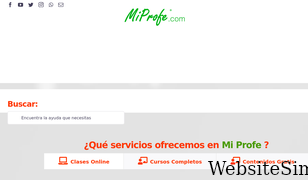 miprofe.com Screenshot