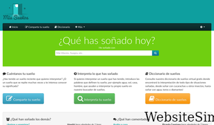 mis-suenos.org Screenshot