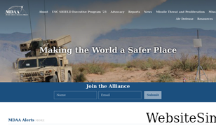 missiledefenseadvocacy.org Screenshot