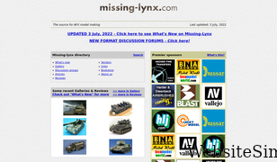 missing-lynx.com Screenshot