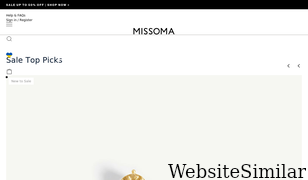 missoma.com Screenshot