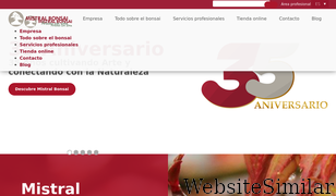 mistralbonsai.com Screenshot