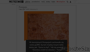 mistrzowie.org Screenshot