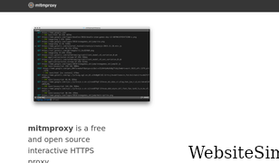 mitmproxy.org Screenshot
