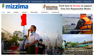mizzima.com Screenshot