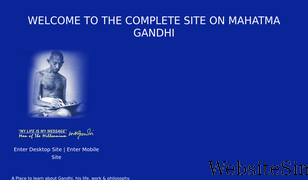 mkgandhi.org Screenshot