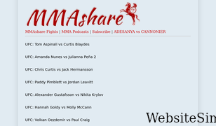 mmashare.com Screenshot