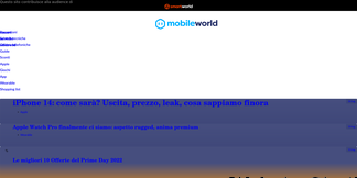 mobileworld.it Screenshot