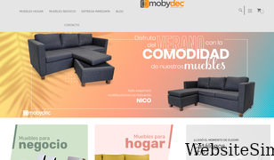 mobydecmuebles.com Screenshot