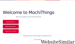 mochithings.com Screenshot