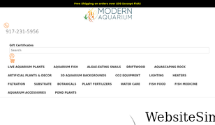 modernaquarium.com Screenshot