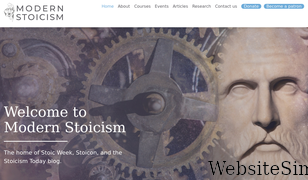 modernstoicism.com Screenshot