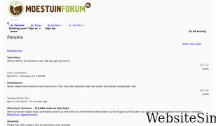 moestuinforum.nl Screenshot