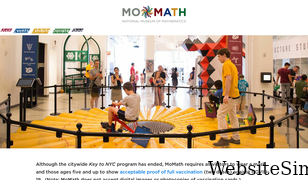 momath.org Screenshot