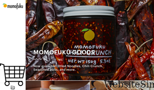 momofuku.com Screenshot