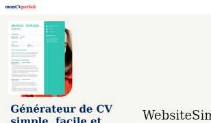 moncvparfait.fr Screenshot