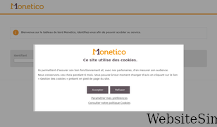 monetico-services.com Screenshot