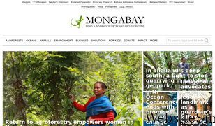 mongabay.com Screenshot