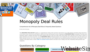 monopolydealrules.com Screenshot