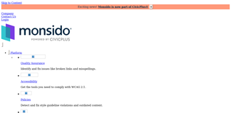 monsido.com Screenshot
