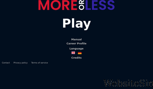 moreorless.io Screenshot