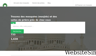 mosquee-proche.com Screenshot