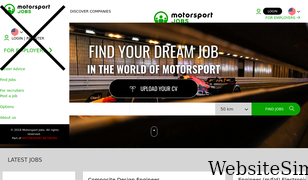 motorsportjobs.com Screenshot