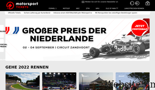 motorsporttickets.com Screenshot
