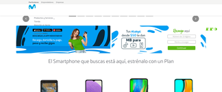 movistar.com.mx Screenshot