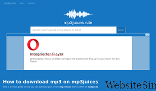 mp3juices.site Screenshot