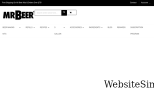 mrbeer.com Screenshot