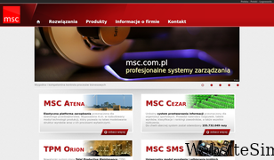msc.com.pl Screenshot