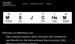 msjchem.com Screenshot